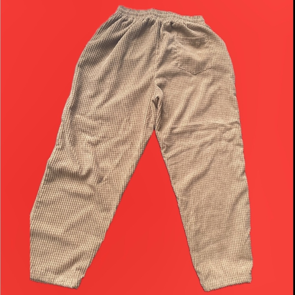 Beige corduroy sweats